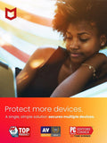 McAfee antivirus subscription unlimited devices 1 year (British brand)