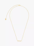 Wanderlust + Co Zodiac chain necklace gold plated brass pendant - British product