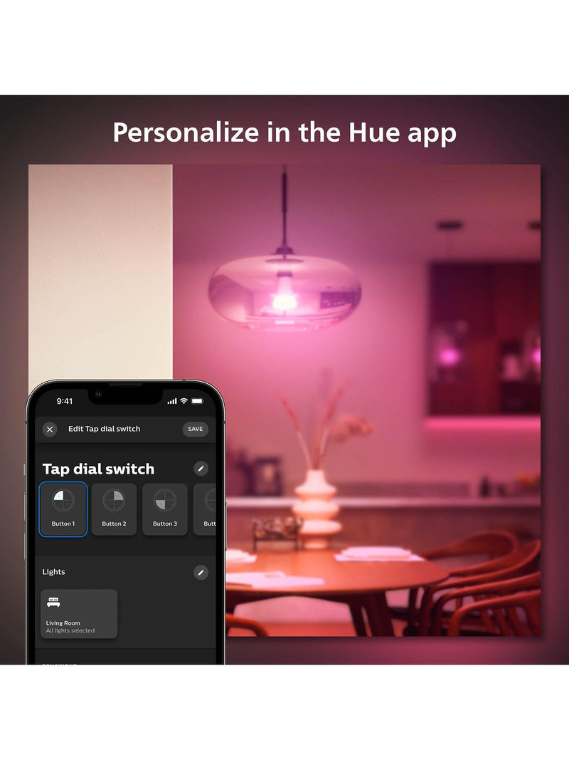 Philips Hue Tap Dial Switch white, imported from the UK