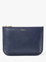 John Lewis Aspinal of London Large Ella Pebble Grain Leather Pouch- Buy online at McGrocer