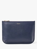 Aspinal of London Large Ella Pebble Grain leather pouch (British brand)
