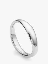 John Lewis Monica Vinader Nura Reef Stacking Ring, Silver- Buy online at McGrocer