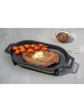Ooni cast iron grizzler pan 26cm with trivet (British brand)