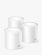 John Lewis TP-Link Deco X50 Whole Home Mesh Wi-Fi System with Built-In Antivirus AX3000 Pack of 3- Buy online at McGrocer