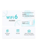 نظام شبكة Wi-Fi المنزلية بالكامل TP-Link Deco X50 عبوة من 3، إصدار المملكة المتحدة
