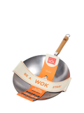 School Of Wok heavy duty uncoated carbon steel wok 30cm, UK version