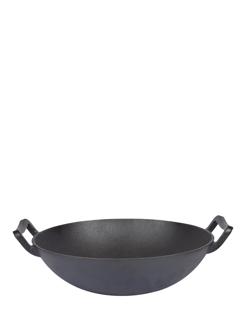 School Of Wok pre-seasoned cast iron wok 30cm, UK version