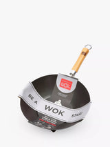 John Lewis School Of Wok Carbon Steel Pre-Seasoned Wok- Buy online at McGrocer