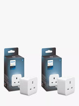 John Lewis Philips Hue Smart Plug White (Pack of 2)- Buy online at McGrocer