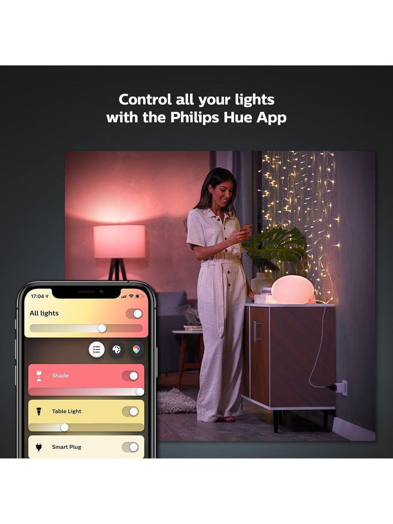 Philips Hue smart plug pack of 2 white (British brand)