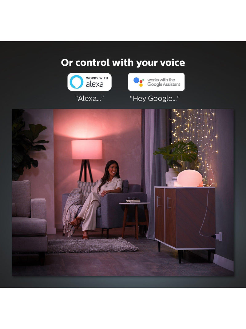 Philips Hue smart plug pack of 2 white (British brand)