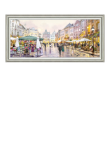 John Lewis John Lewis Richard Macneil Evening Glow Framed Print, 60 x 126cm, Multi- Buy online at McGrocer