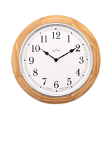 John Lewis Acctim Winchester Light Wood Analogue Quartz Wall Clock, 31cm- Buy online at McGrocer