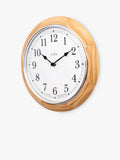 Acctim Winchester light wood wall clock 31cm - British product