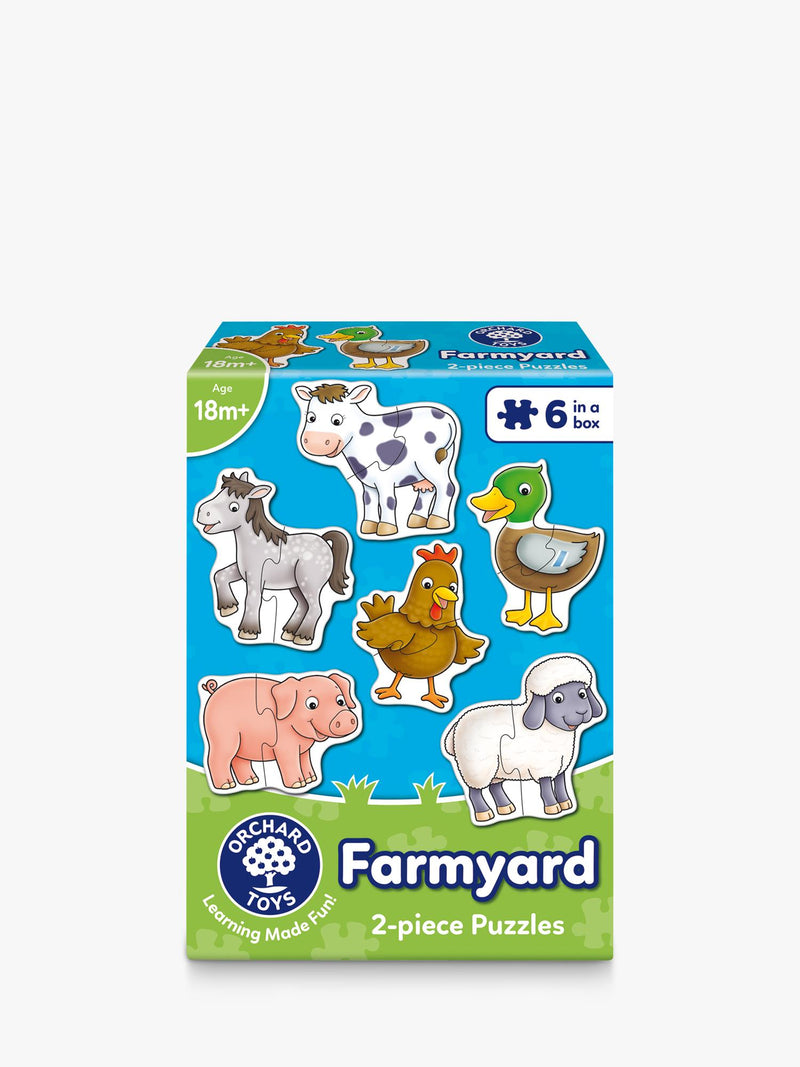 Orchard Toys farmyard animal jigsaw puzzle set, imported from the UK