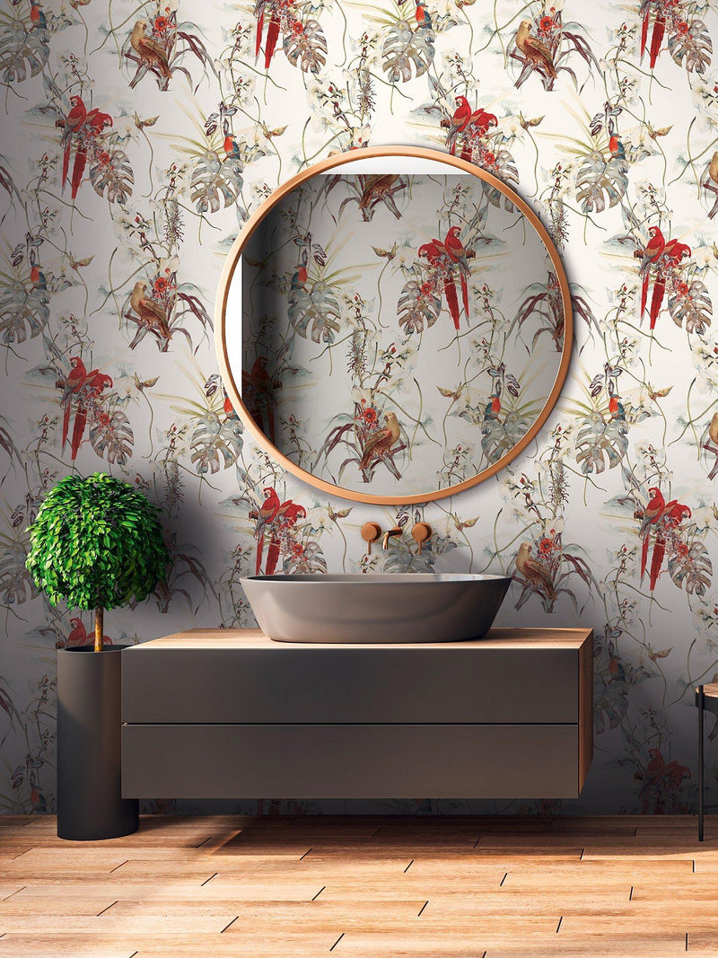 Galerie exotic parrot wallpaper 10.05m x 53cm, UK version