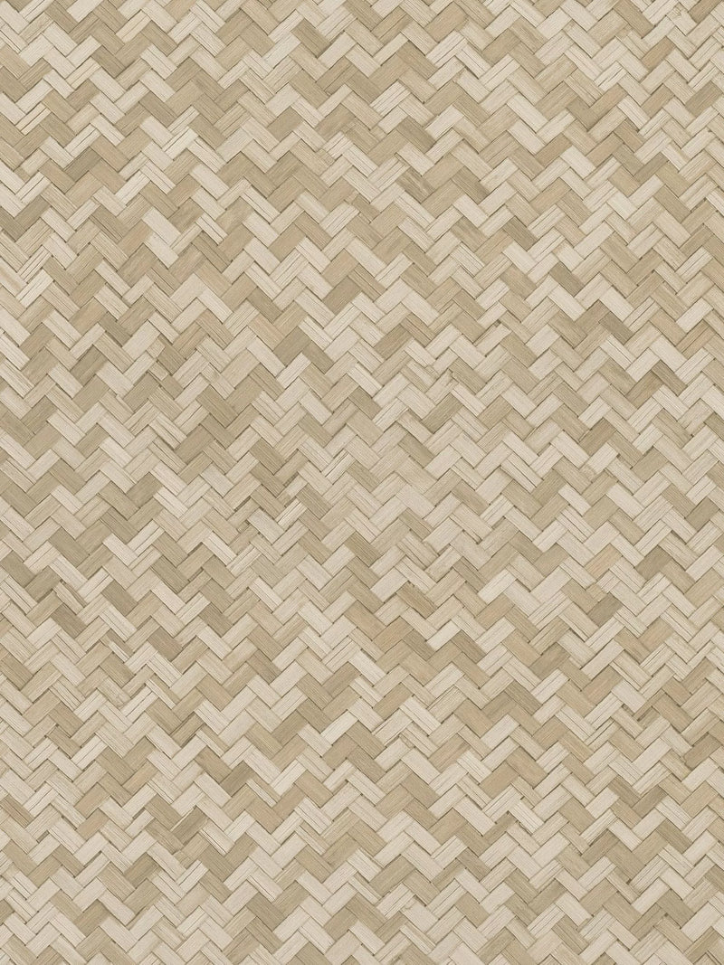 Galerie rattan weave wallpaper in matte finish (British brand)