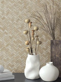 Galerie rattan weave wallpaper in matte finish (British brand)