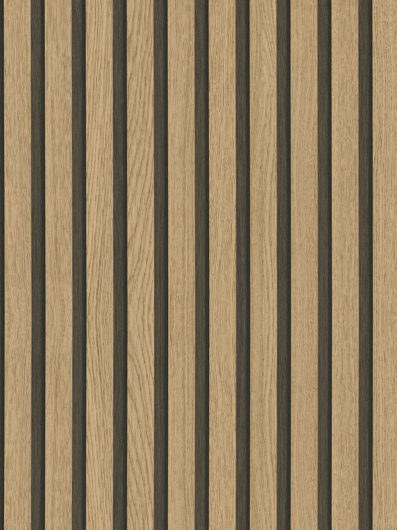 Galerie Wood Stripe Vinyl Wallpaper 10.05m x 53cm