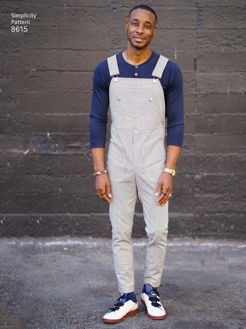 Simplicity sewing pattern Men's Vintage Jumpsuit and Overalls S8615 - British product