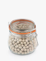 John Lewis Tala Ceramic Baking Beans and Clip-Top Glass Jar Clear/Natural Baking Storage Jar 700g- Buy online at McGrocer
