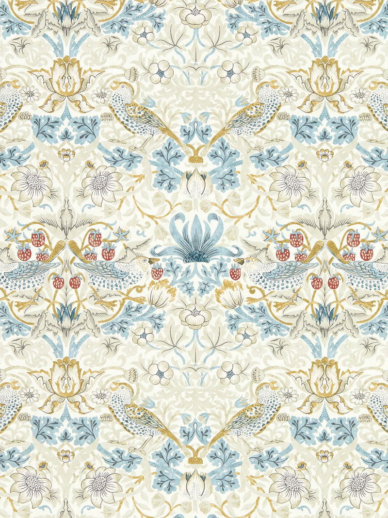 Clarke & Clarke William Morris Strawberry Thief Wallpaper - W0171/01