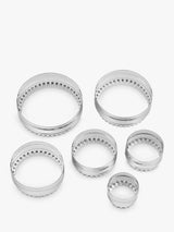 waitrose Tala Reversible Stainless Steel Cookie & Pastry Cutters Set of 6- Buy online at McGrocer