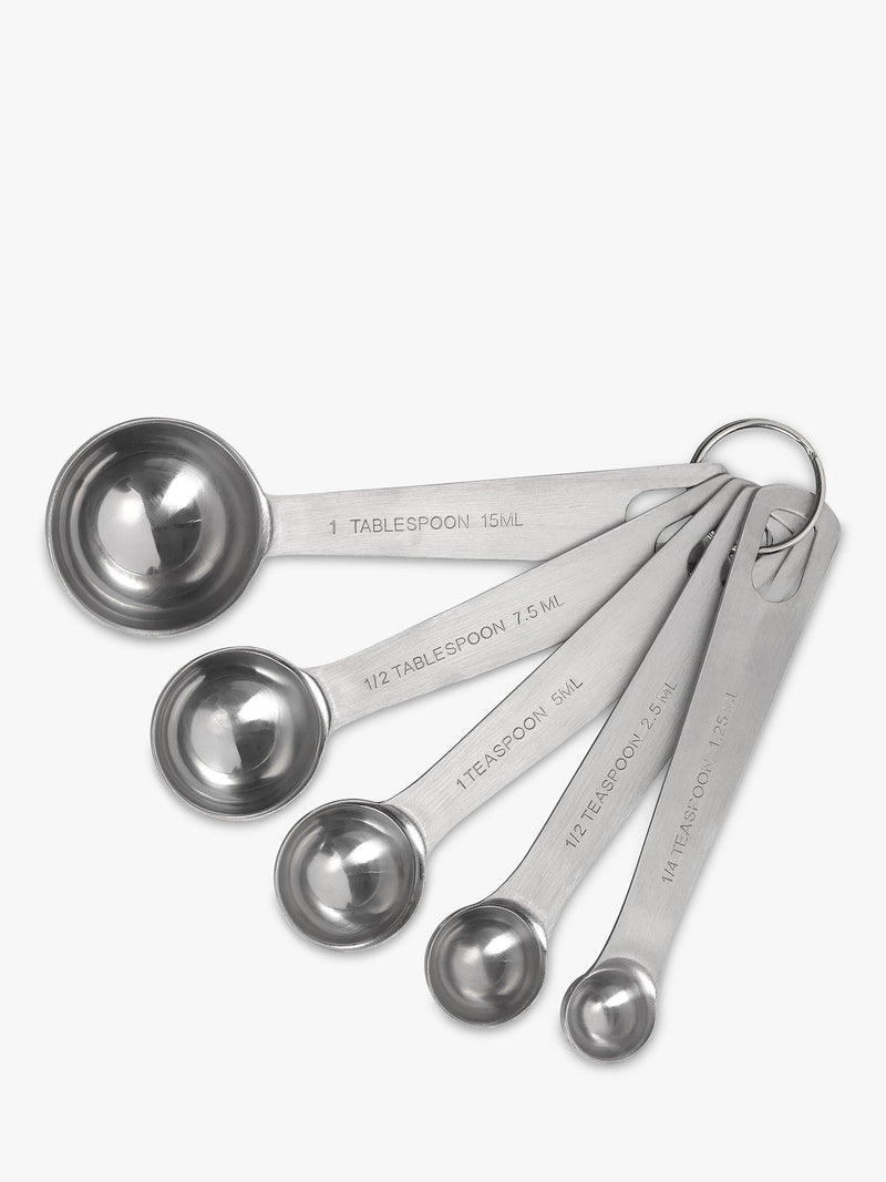 Tala stainless steel measuring spoons set of 5 (British brand)