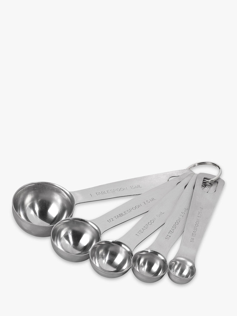 Tala stainless steel measuring spoons set of 5 (British brand)