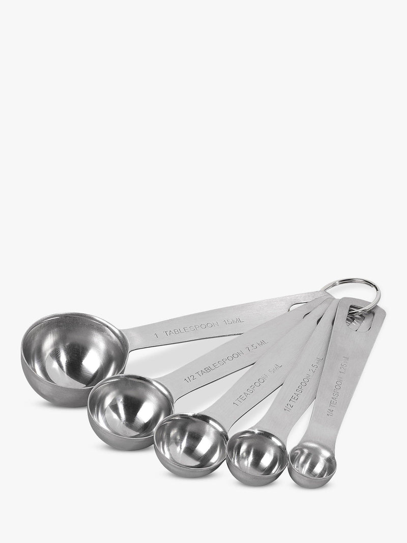 Tala stainless steel measuring spoons set of 5 (British brand)
