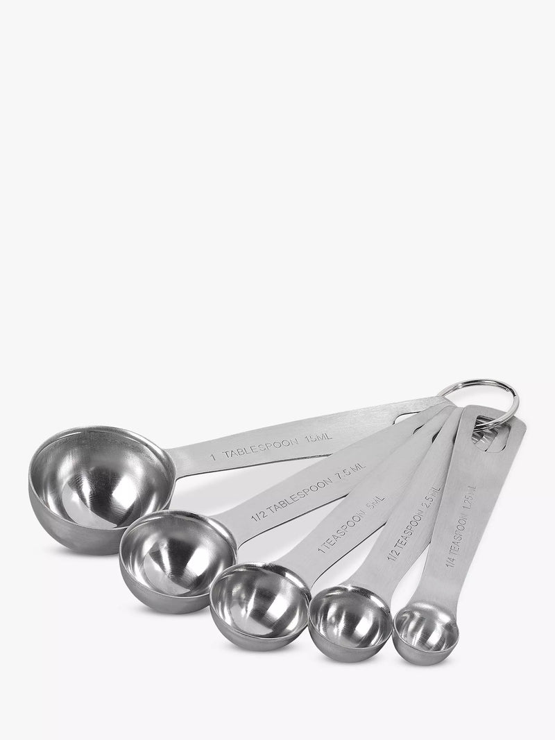 Tala stainless steel measuring spoons set of 5 (British brand)