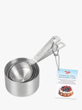 Tala stainless steel measuring cups, set of four with metric and imperial measurements (British brand)