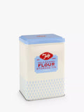 Tala self-raising flour storage tin pale blue cream, UK version