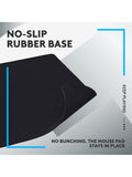 Logitech G240 graphite gaming mouse pad - British product