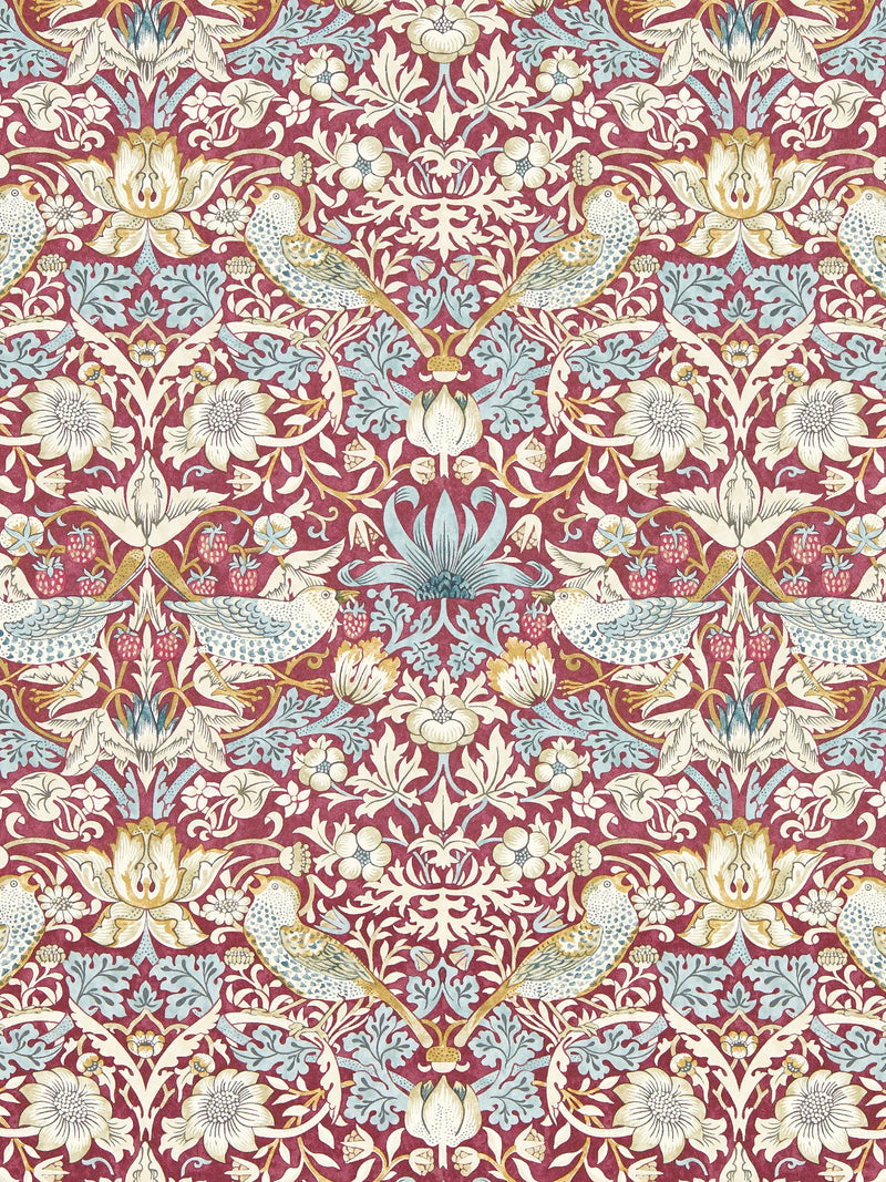 Clarke & Clarke William Morris Strawberry Thief Wallpaper - W0171/04
