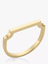 John Lewis Monica Vinader Signature Thin Ring Gold- Buy online at McGrocer