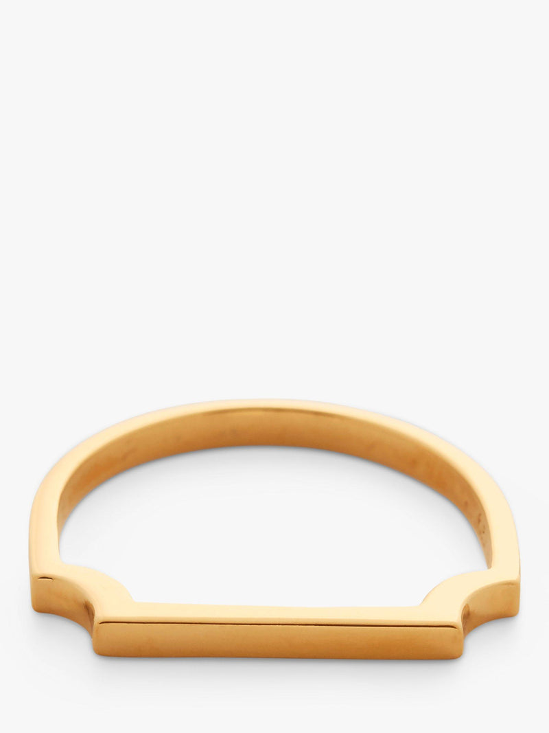 Monica Vinader gold ring, imported from the UK