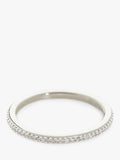 Monica Vinader skinny eternity diamond ring 0.18ct (British brand)