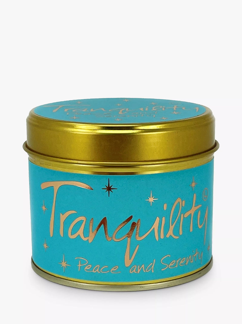 Lily-flame Tranquility tin scented candle 230g, UK version