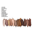 MAC Eyeshadow Palette Unfiltered Nudes 12-pan, imported from the UK