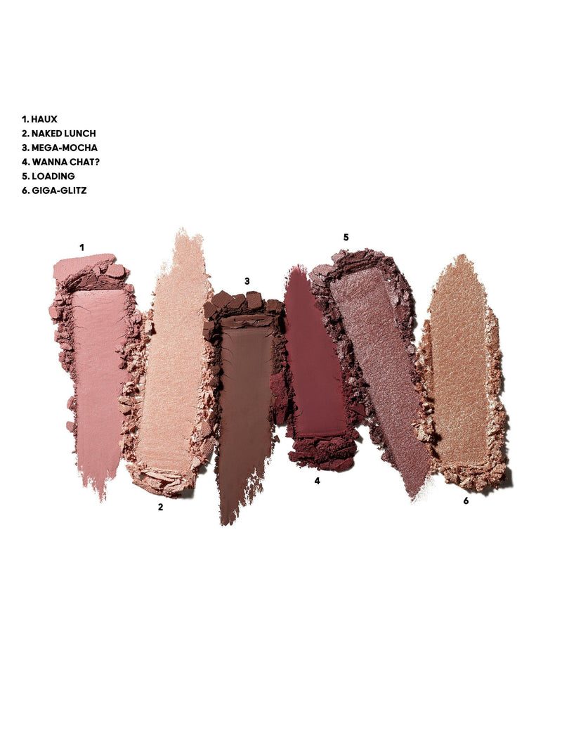 MAC Connect In Colour burgundy eyeshadow palette, imported from the UK