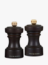 John Lewis Cole & Mason Beech Wood Salt and Pepper Mill Gift Set, Chocolate- Buy online at McGrocer