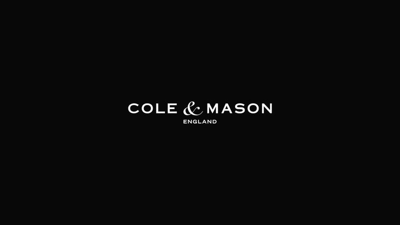 Cole & Mason acrylic salt pepper mill set, imported from the UK