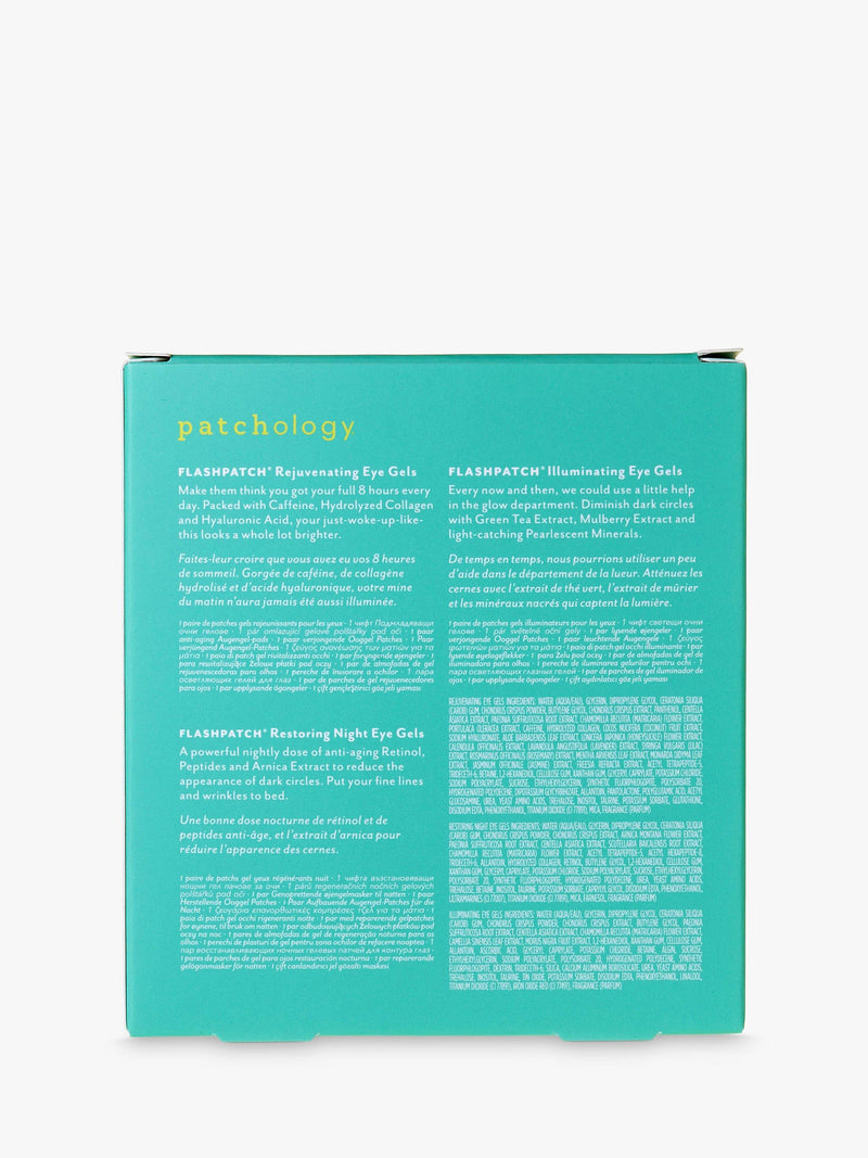 Patchology FlashPatch eye gel sampler 6 pairs - British product