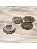 LIGA round cork coasters set of 4, UK version