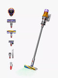 Dyson V12 Detect Slim cordless vacuum cleaner in yellow and nickel - British product