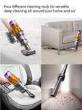 Dyson V12 Detect Slim cordless vacuum cleaner in yellow and nickel - British product