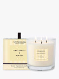 Stoneglow grapefruit and mimosa scented candle 760g (British brand)