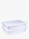 Ooni pizza dough proving boxes set of 2 white, UK version