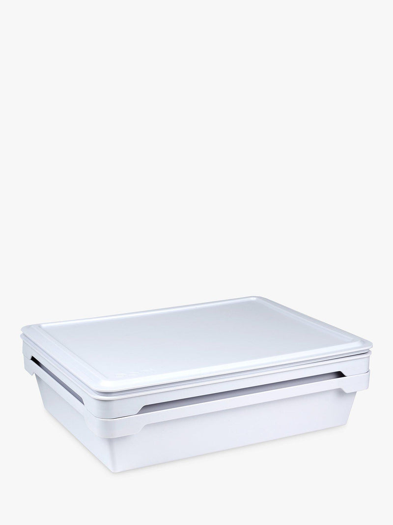 Ooni pizza dough proving boxes set of 2 white, UK version